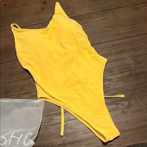 Yellow One Piece Swimsuit